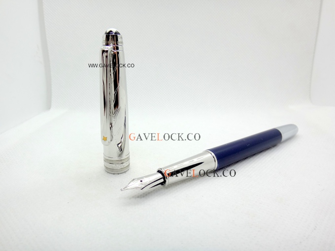AAA Grade Copy Monte Blanc Fountain Pens / Le Petit Prince Silver Cap Pen AAA Grade Copy Monte Blanc Fountain Pens / Le Petit Prince Silver Cap Pen